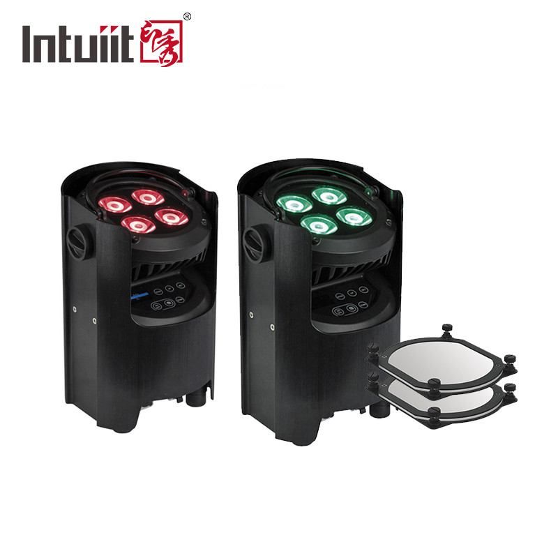 4x12W 4-in-1 RGBW Dj Wedding Battery Powered LED Uplight WIFI Wireless Dmx discoteca Stage par Lights