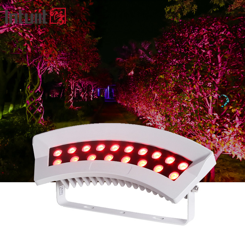 Led Tree Hug Lamp dmx512 36W RGBW colorato giardino luce panoramica illuminazione IP65 alluminio led abbraccio luce albero