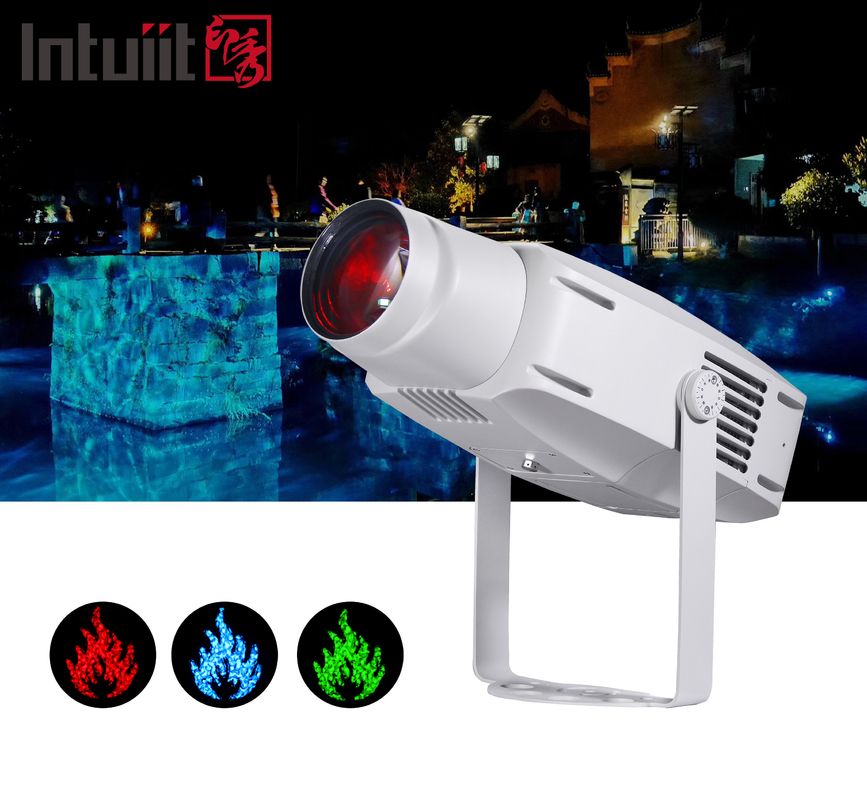Pubblicità Parco a tema all'aperto Dynamic Water Ripple Projection Light Waterproof 400w Led Water Wave Effect Projector