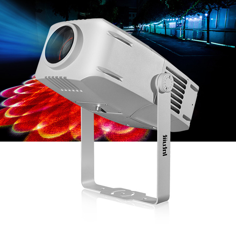 Proiettore Gobo Esterno 400W Impermeabile Pubblicità Logo personalizzato Colore pieno 50W LED Proiettore di logo impermeabile