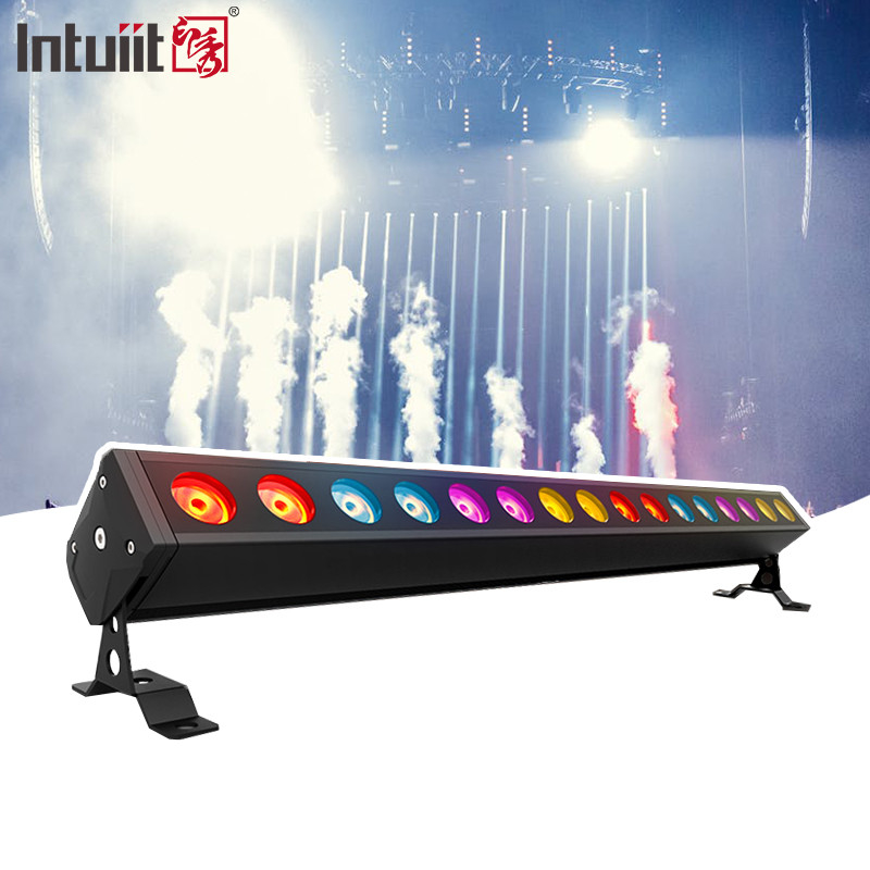 16*5W LED RGBW 4IN1 LED Wall Wash Light DMX LED Bar DMX Line Bar Wash Stage Light Party LED Pixels Individualmente controllabile Dj