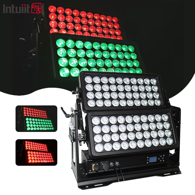 400W 800W 1500W IP65 all'aperto impermeabile Città Colore RGBW Strobe Stage Lighting Dmx Led Wall Washer Light