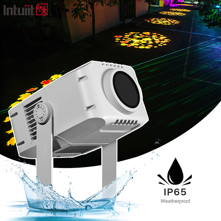 Acque resistenti 100W Logo personalizzato Pubblicità Gobo rotante Proiettore Luce Pubblicità esterna Luci