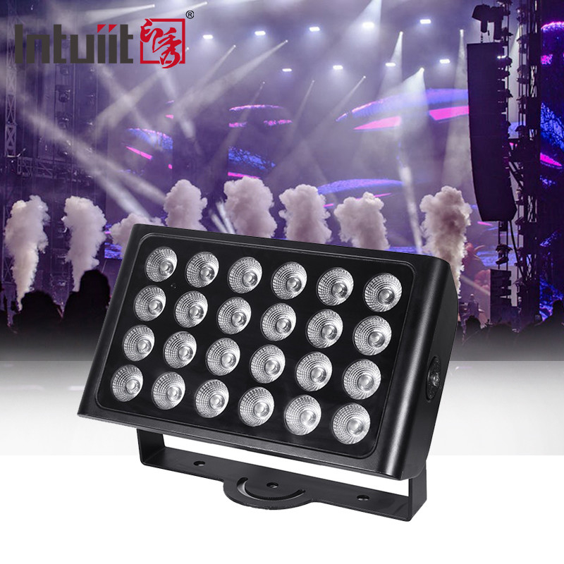 IP65 City Color DMX512 24x10w RGBW Outdoor Led Wall Washer Flood Light