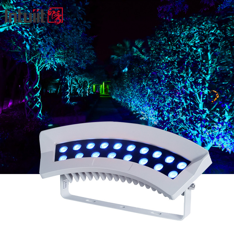 DMX512 36W rgbw colorato led abbraccio luce dell'albero IP65 impermeabile lampada dell'albero spot luce esterno giardino luci paesaggistiche