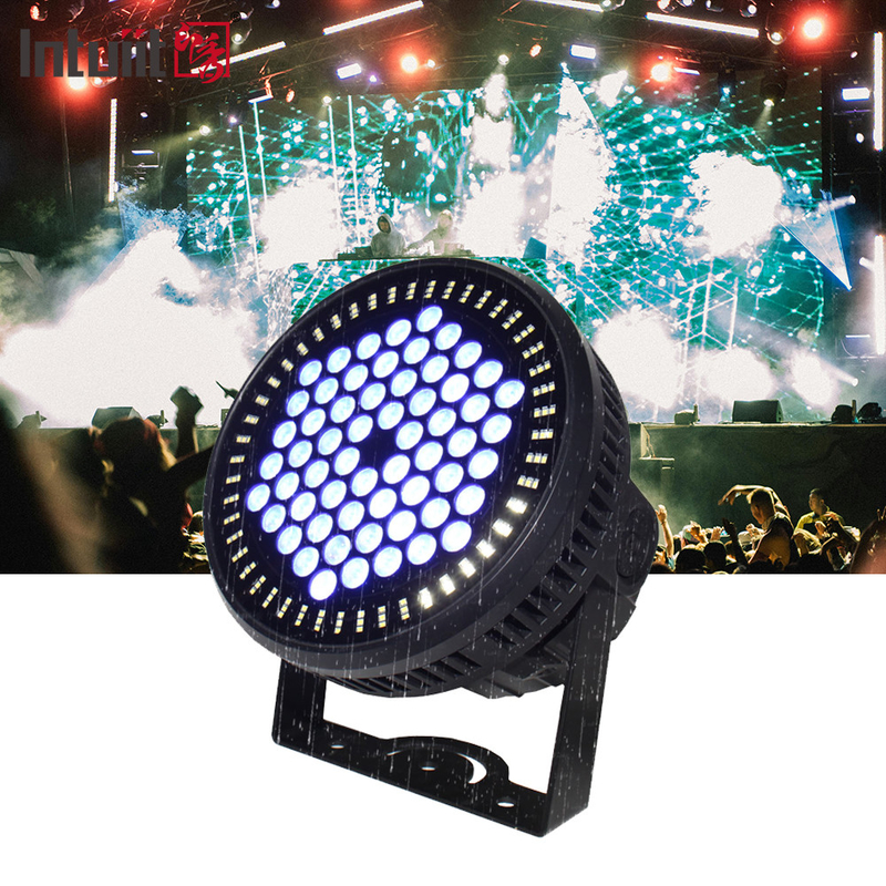60x12W luce par illuminazione di scena rgbw apparecchiature colorate per palcoscenico led luce par