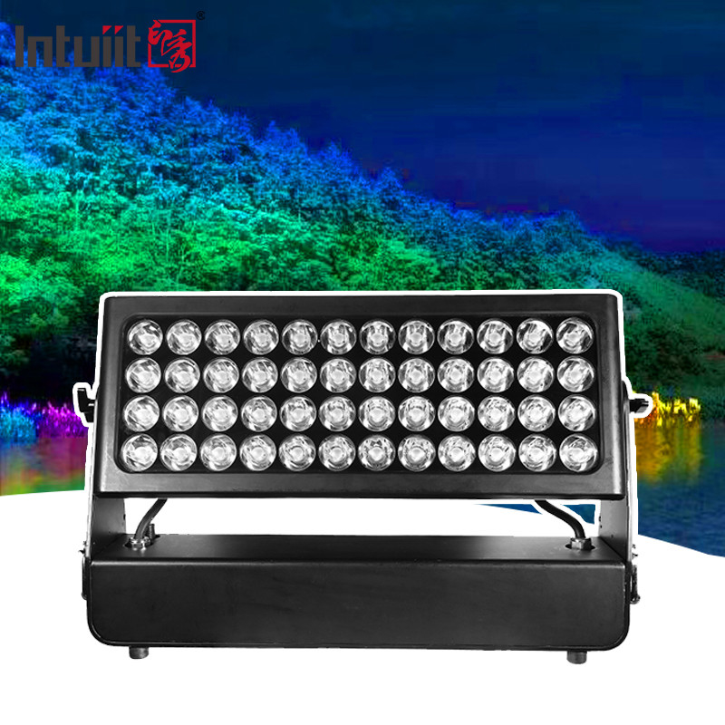 48X40W luce a colori per città RGBW 4in1 ip65 impermeabile per edifici alti lavastoviglie da parete luce da palcoscenico