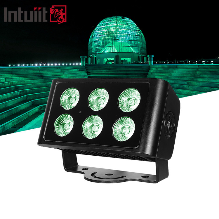 IP65 DMX 40w RGBW Outdoor Led Flood Light Mini City Color Led Wash Stage Light Per Paesaggio