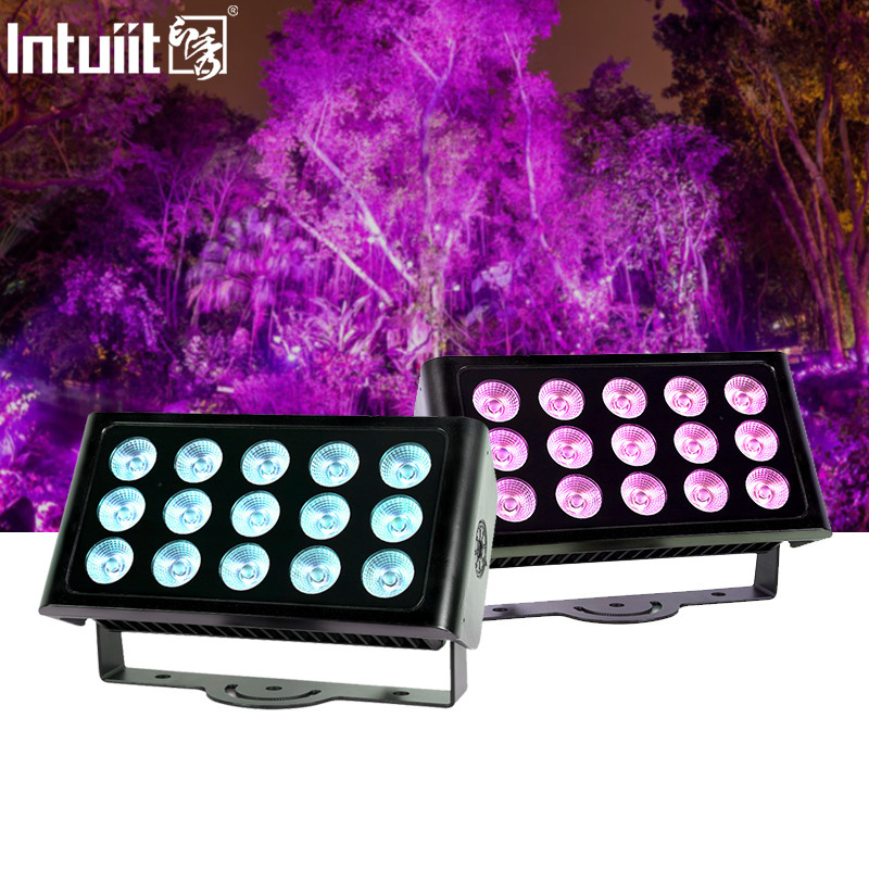 80W Outdoor IP65 Square DMX RGBW LED Flood Light per facciata di edificio LED Wall Washer Floodlight