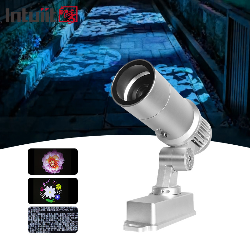 60W Custom Led HD Color Chang Indoor And Outdoor ip65 impermeabile Rotante Pubblicità Immagine Proiezione Lampada Gobo Logo Projector