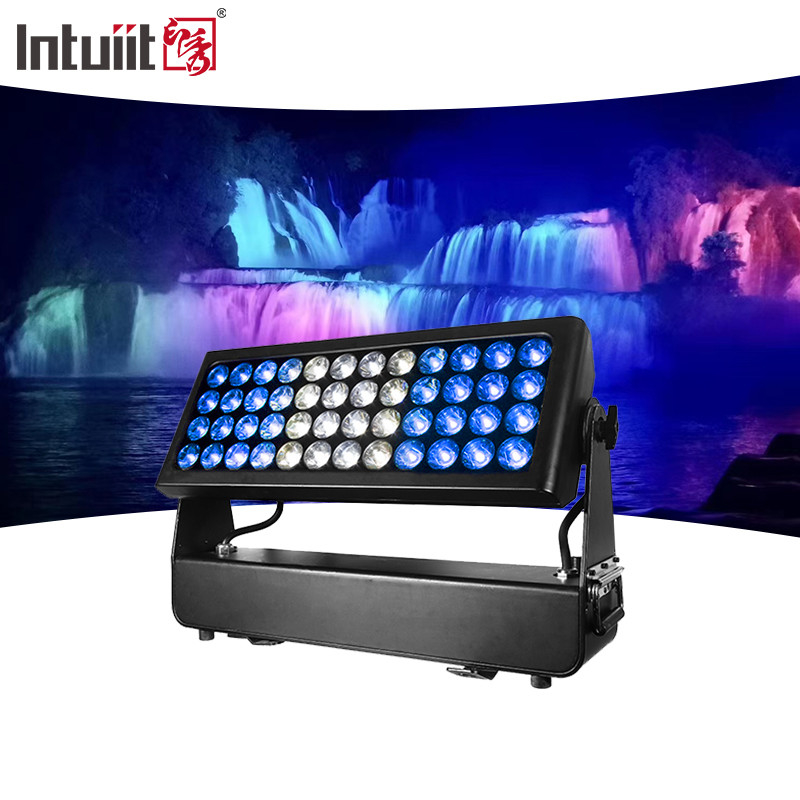 IP65 impermeabile all'aria aperta RGBW LED Bar Wall Wash 1500W City Flood Strobe DJ Matrix Light Aluminum Stage Lighting Edificio