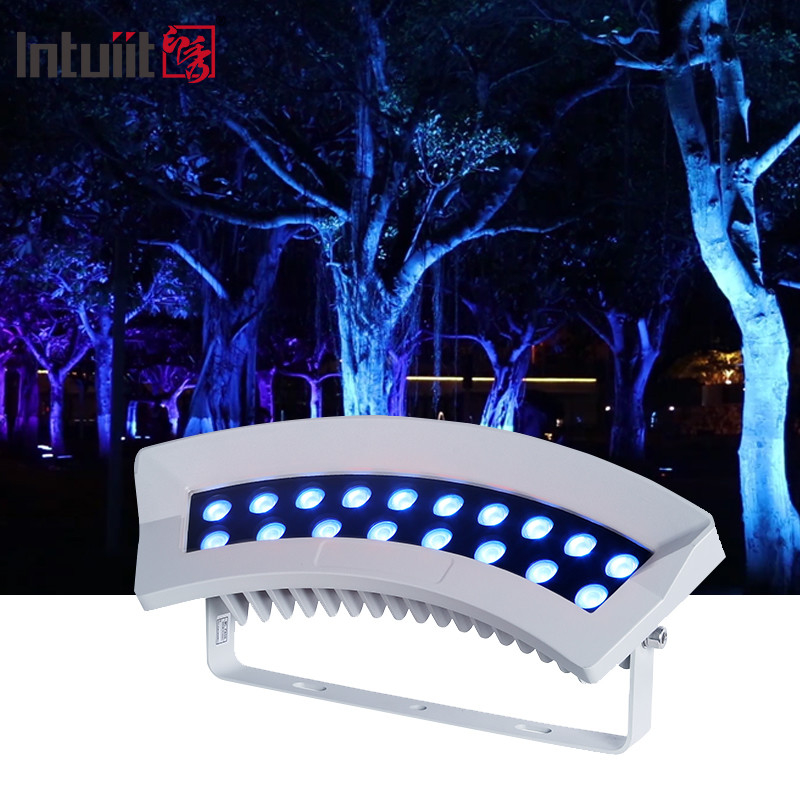 36W RGBW Albero Luce di alluvione IP65 impermeabile all'aria aperta Colorato Led Spot Giardino Paesaggio luci