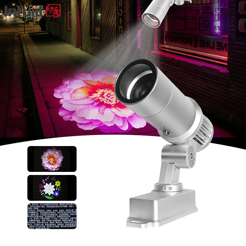 Global Custom 60W HD IP65 Proiettore a prova d'acqua per porte all'aperto Lampada a LED per pubblicità Luce Logo Gobo