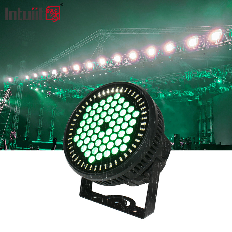 Illuminazione da palcoscenico professionale Flat Dmx LED 60x12W RGBW 4in1 Zoom Par Can Party Light With Bar KTV Effect Lighting