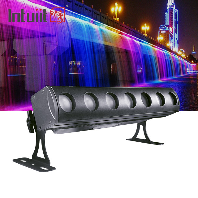 7x15W RGBW DMX LED Wash Bar Light Disco Scena Eventi Progetto Lavatrice luce per festa di nozze