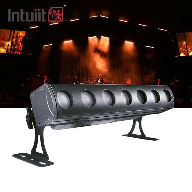 7x15W LED Wall Washer Light LED RGBW Wash Light Bar Per KTV Concerto Edificio Festa di nozze