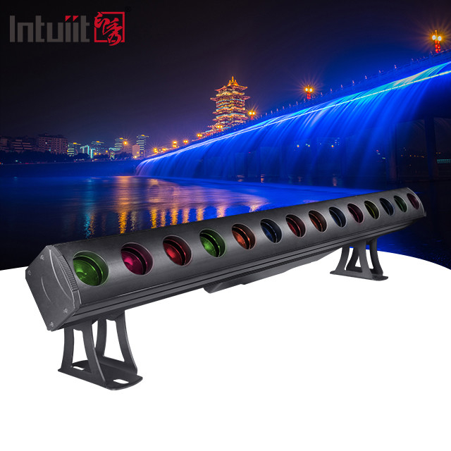 LED Pixel Bar Light 14x15W RGBW Outdoor Club Building Decor IP65 Lavatrice di pareti