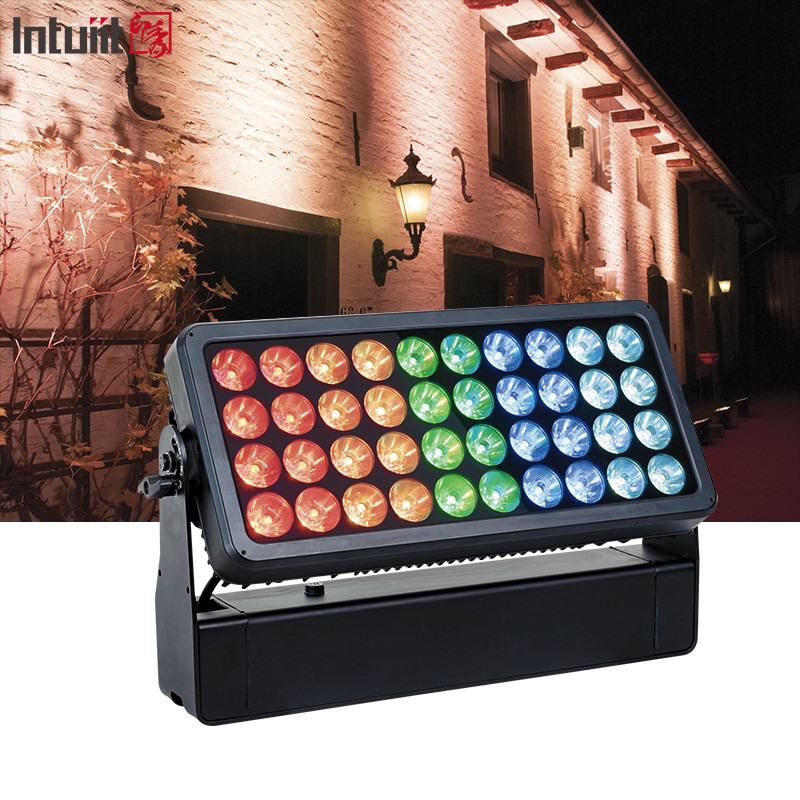 40X10W LED impermeabile Parete IP65 LED Stage Light City Color per Edifici