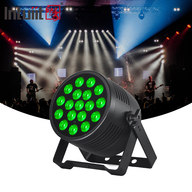 DJ Light 18pcs 20W 6in1 RGBWA-UV PAR PAR OUTDOOR ARCHITETTURAL LIGHT IP65 18X20W LED ITROURO