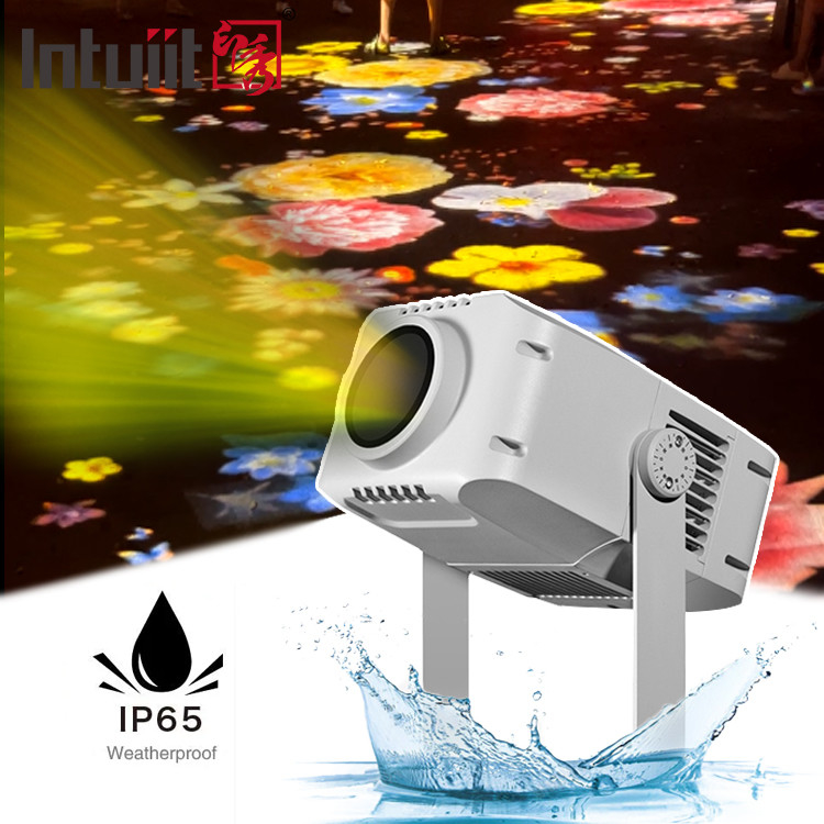 LED Gobo Logo Projector 100w IP65 DJ Light Stage Effect per Parco Giardino Progetto Paesaggio