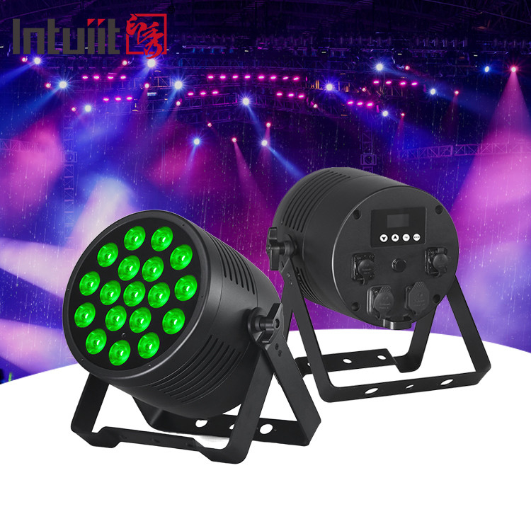 Potente 18x20W Outdoor RGBWA-UV 6in1 IP65 Ignifuga DJ Disco City Wedding Event Stage LED Par Light