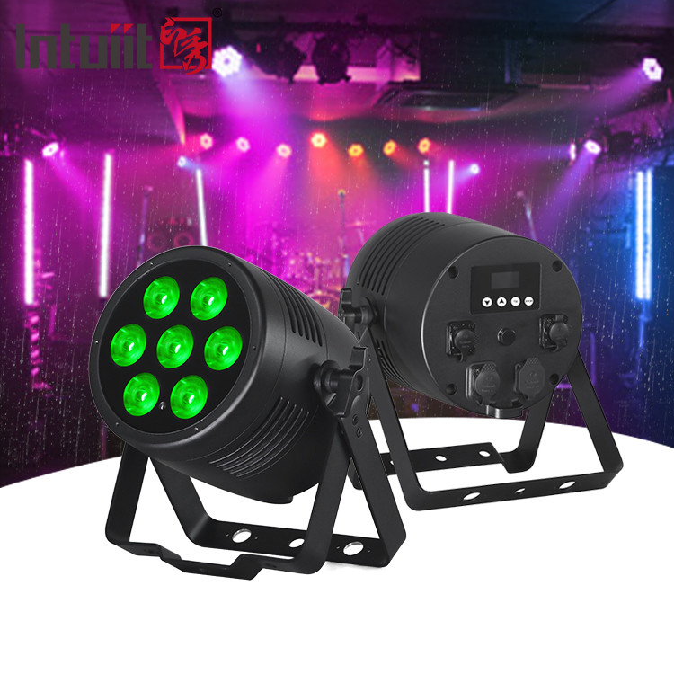 Di fuori impermeabile Rgbwa-uv 7x20W Dmx Led Par può luce per paesaggio esterno palcoscenico