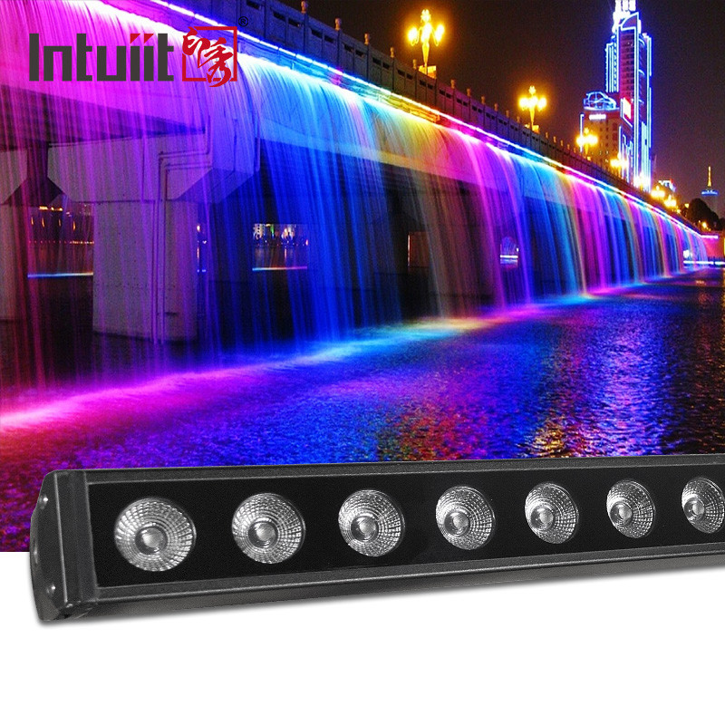 DMX RGBW Cambiatore di colore 16x5w Lampada della lavanderia Ip65 Led Parete Lavatrice Esterno