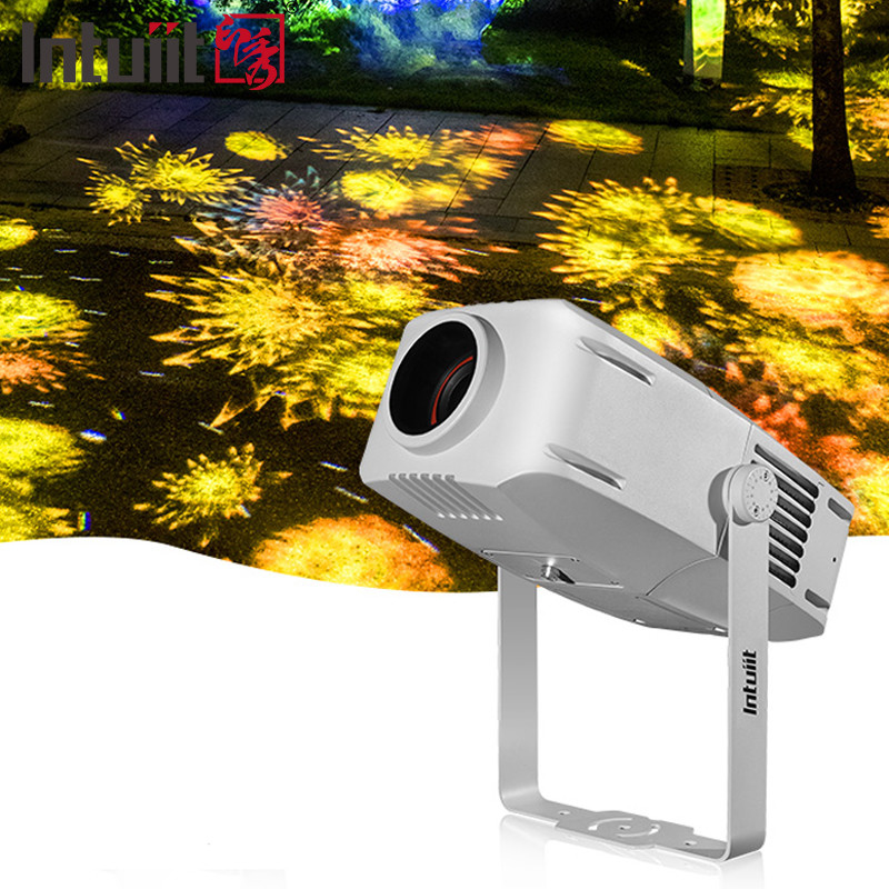 200W Outdoor Waterproof Pattern LED Gobo Image Logo Projector Light per la pubblicità del Festival di Natale di Plaza