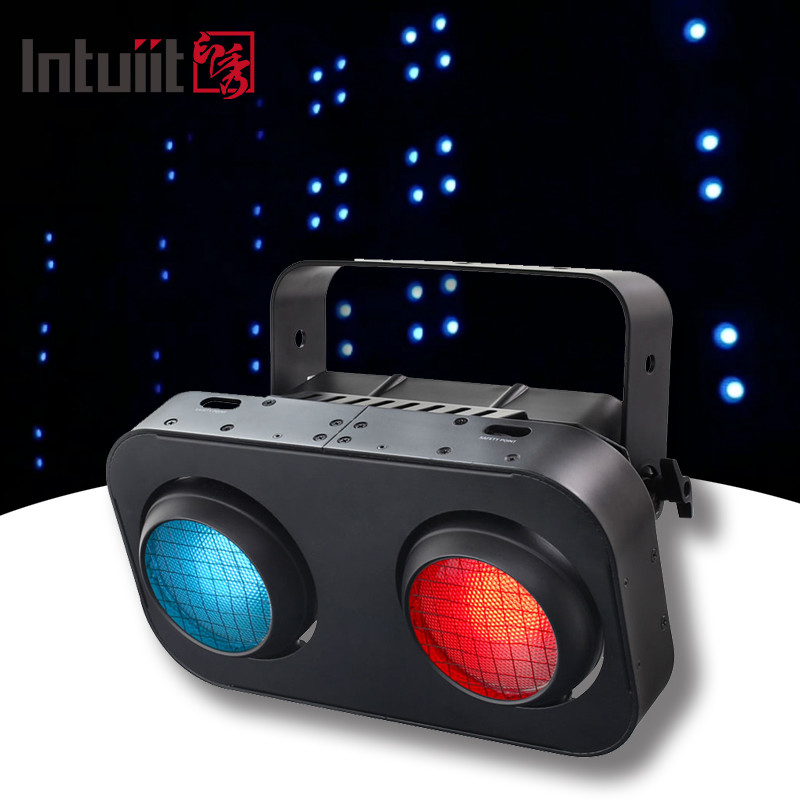 200W RGB Cob Stage LED Audience Blinds Light Caldo / fresco Bianco Corpo in alluminio 2 Occhi Proiezione luci 200W Potenza