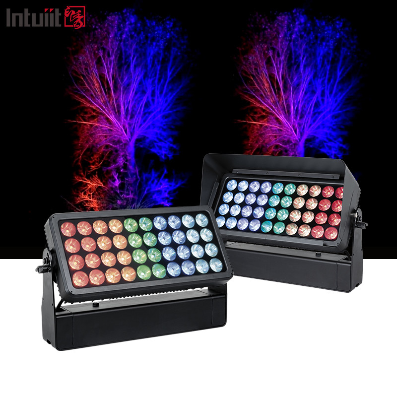 Led City Color 40X10W RGBW 4in1 Ignibile Led Wall Wash Light Edificio Architettonico Esterno Inondazione City Color Light