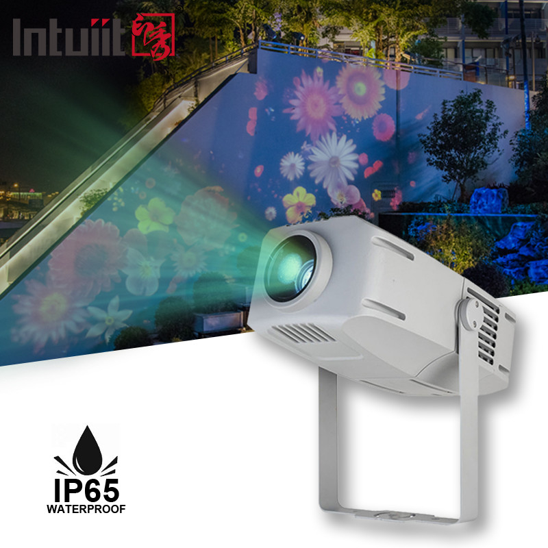 Proiettore Gobo Outdoor 400w Proiettore pubblicitario rotante LED impermeabile IP65 Logo Gobo Proiettore luce