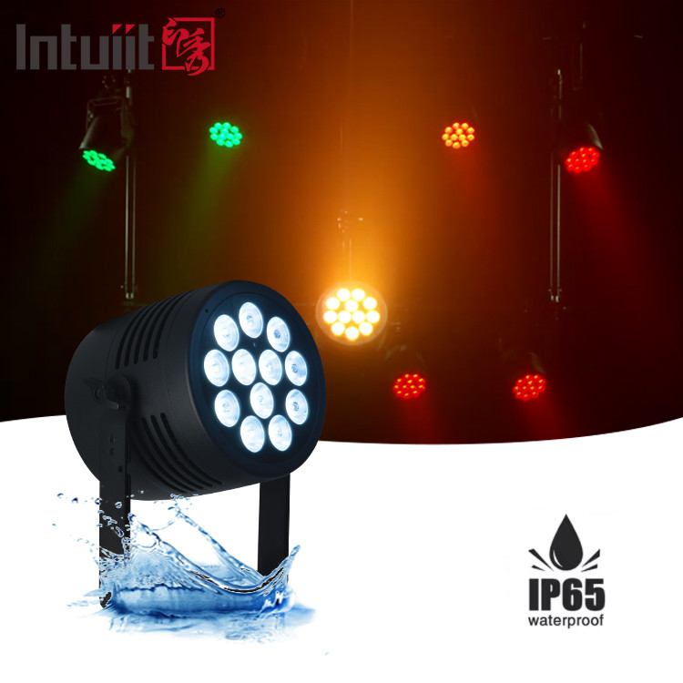 12x20w impermeabile RGBWA UV 6IN1 LED Par luce esterna IP65 DMX512 Par può illuminazione per palcoscenico Par
