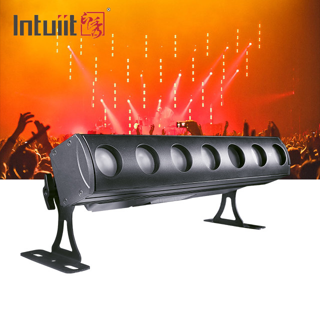 DMX Rgbw Cambiatore di colore 7x15W Wash bar Light Ip65 Led Wall Washer Outdoor