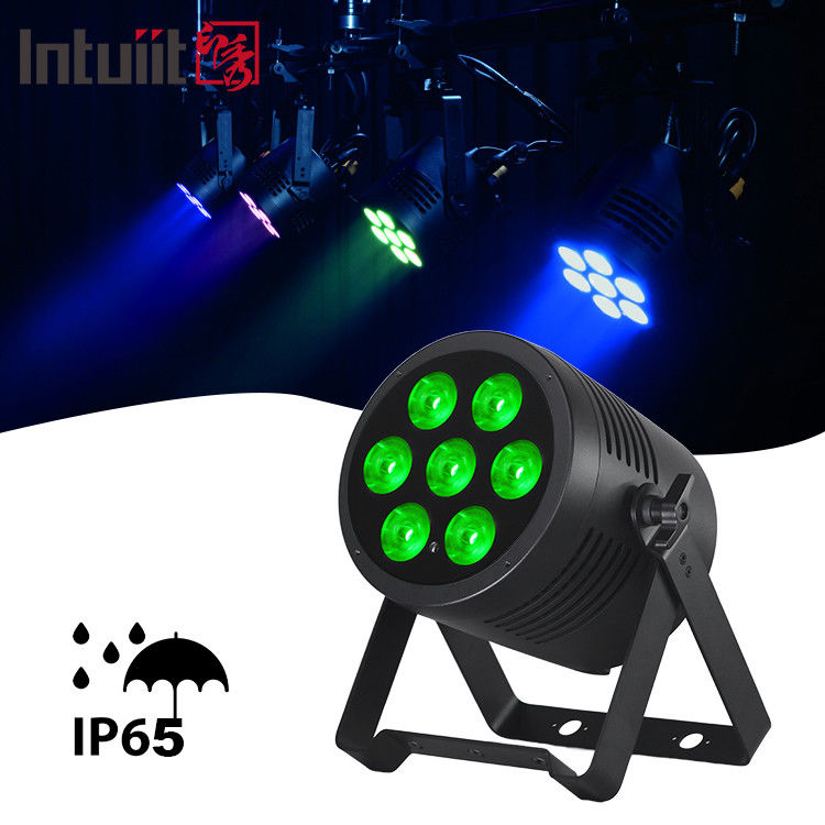 RGBWA UV 6 in 1 impermeabile 7x20W Par Light impermeabile LED Par Light Outdoor IP65 Par Light DJ Stage