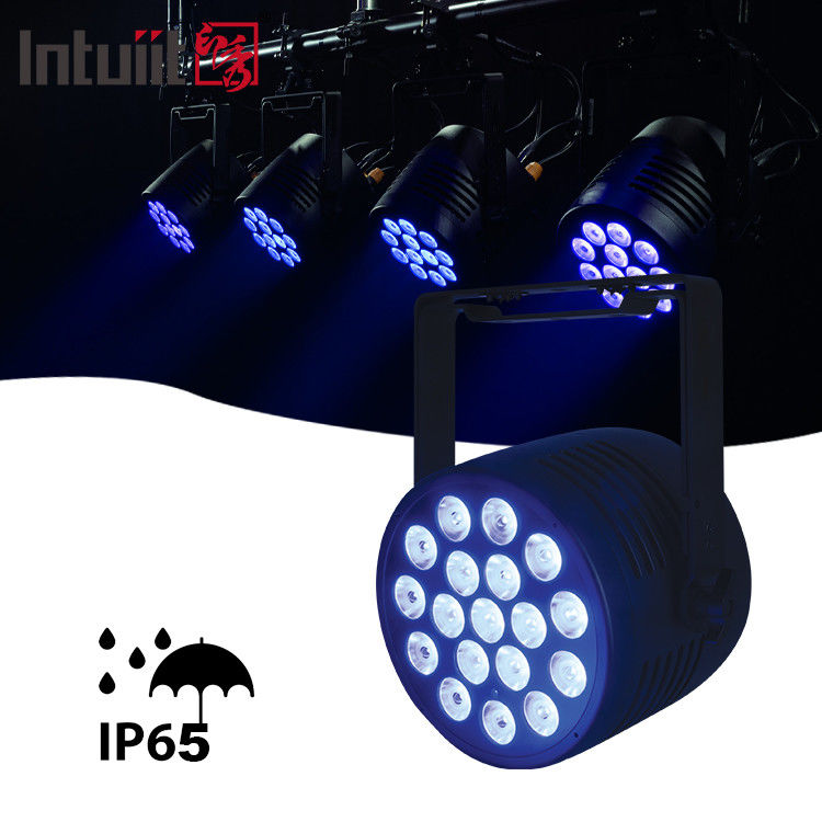 Alta luminosità LED impermeabile IP65 Led Rgbwauv 18*20w Outdoor Par DMX per Parco Scenic Stage Event Show Lighting