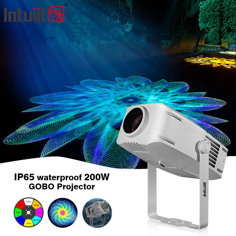 200W Gobo Projector Outdoor Ip65 Luminosità Pubblicità Led logo Luce Gobo Projector magazzino luci pubblicitarie