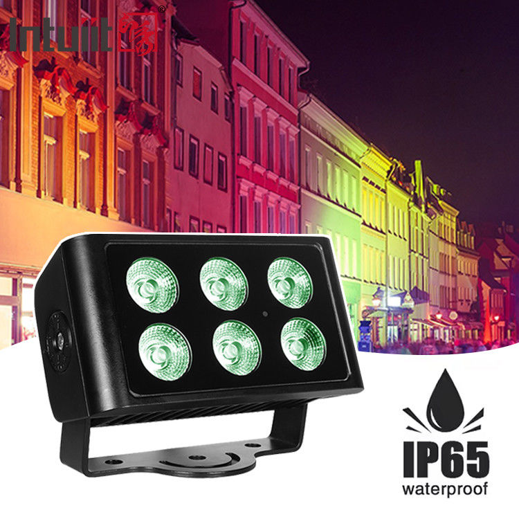 IP65 impermeabile Dmx 6X5W Rgbw Led Wash Inondazione Città Color Led Wall Washer
