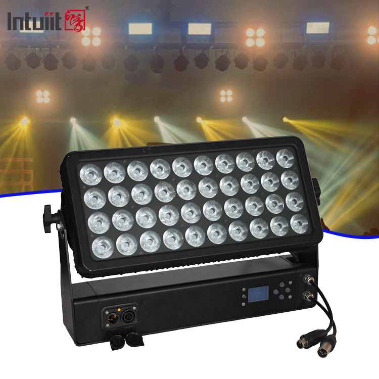 Acque resistenti Fullcolor 400w RGBW 4in1 Lavatrice di pareti LED City Color Light per DJ Concert Event Show Stage Landscape Flood Lighting