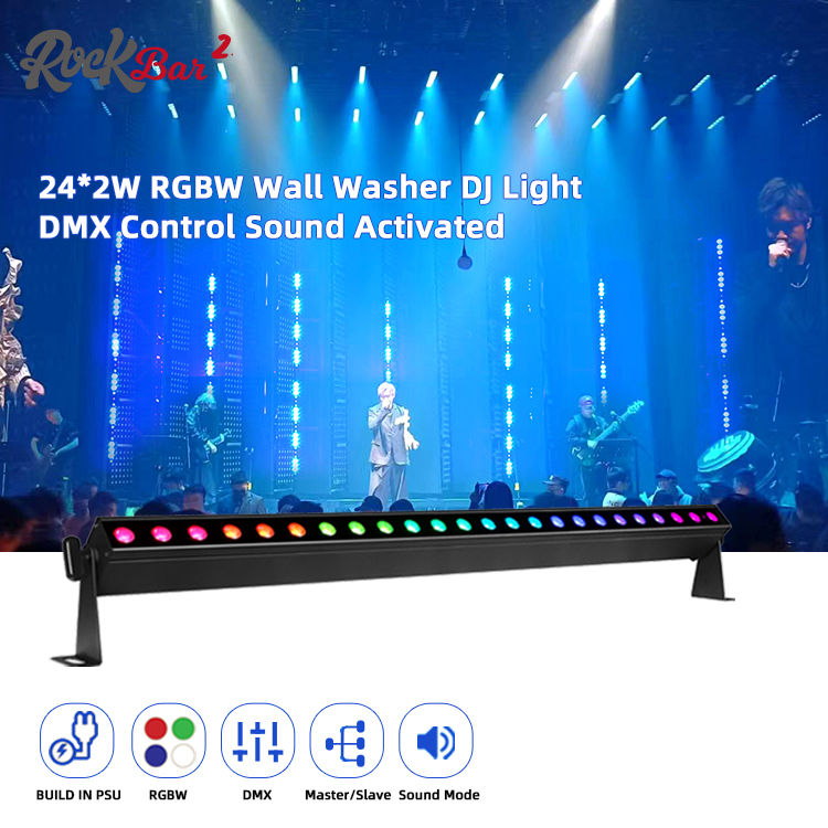 Barra wallwasher led 24*2W RGBW 4in1