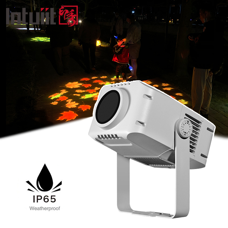 Proiettore Gobo Outdoor 100w Proiettore pubblicitario rotante LED impermeabile IP65 Logo Gobo Proiettore luce