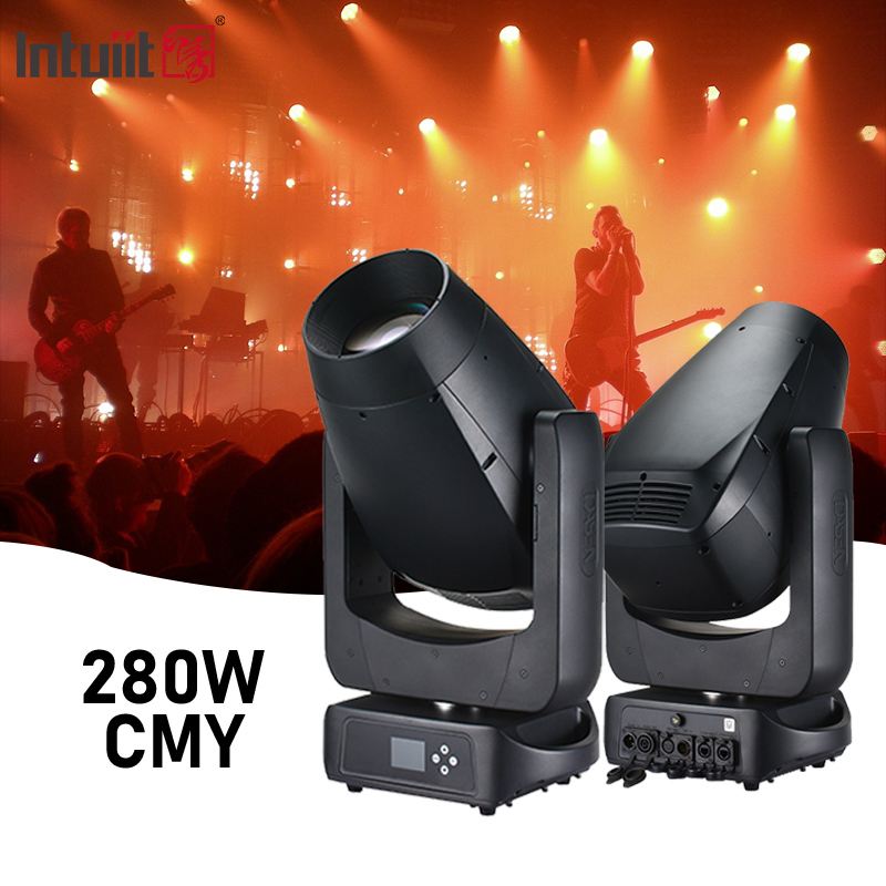 IP66 Waterproof 280W LED Beam Spot Wash Moving Head Light CMY Outdoor Stage Concert Scenic Rave Festival DMX512