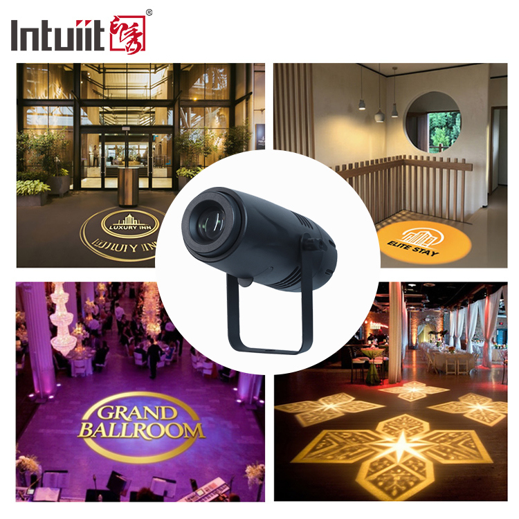 Led Gobo Projector 40w Led Projector Lampada di proiezione interna Gobo Logo personalizzato Welcome Light Led Projector