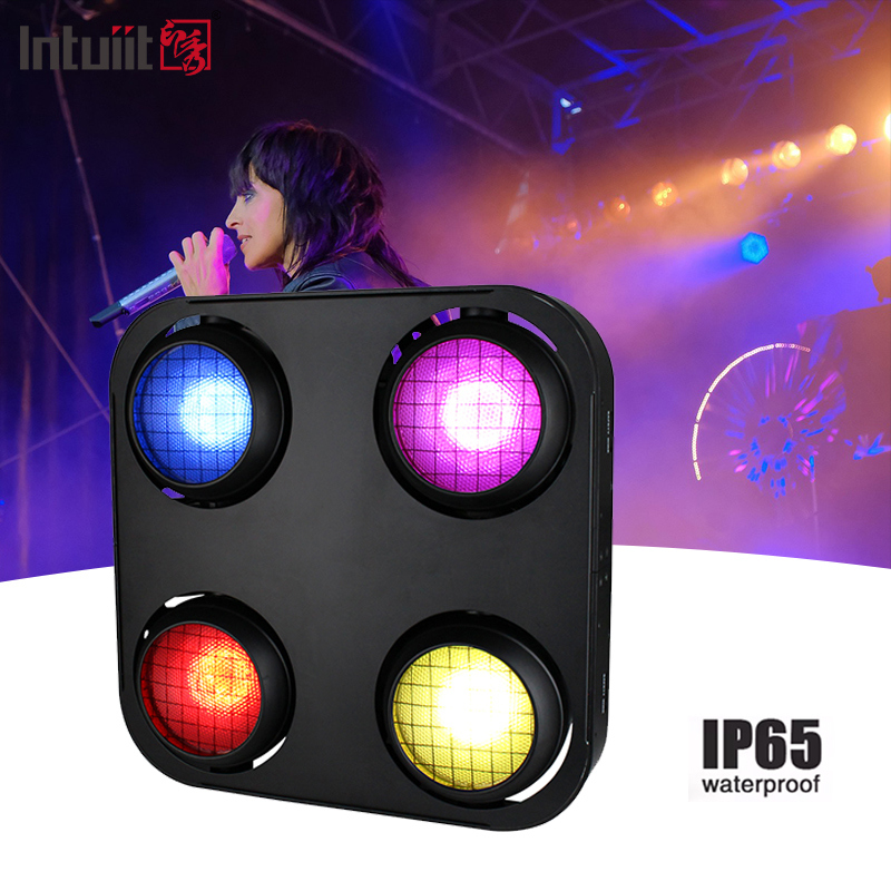 4X90W 4 Eye Led Cob Blinder Light Amber Warm White 2In1 Ip65 Acqua resistente Led Stage Light
