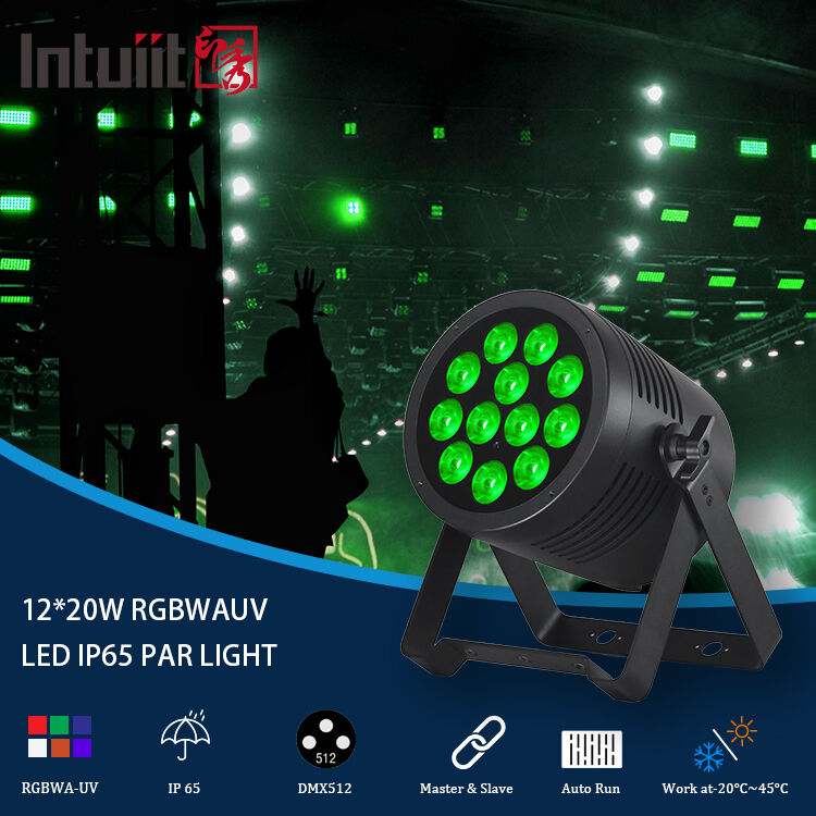 Faretto LED Par per esterni IP65 Impermeabile Led Par 12x20w RGBWA UV 6IN1 DMX Led Par Light