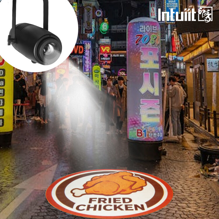 60W LED Logo GOBO Proiettore Ip65 Luce impermeabile Hotel Azienda Negozio Pubblicità di nozze Uso interno ed esterno