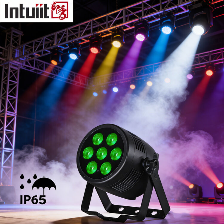Luce par da palco a LED 7x20W RGBWA-UV Luce par di controllo DMX512 per luci par per eventi, matrimoni, feste in chiesa