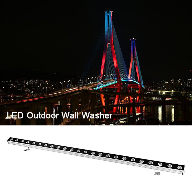 Luce da Parete DMX512 RGB RGBW LED Colorata da Esterno/Interno 6W 12W 24W Barra Lineare per Matrimoni, Chiese, Feste, Illuminazione da Palco