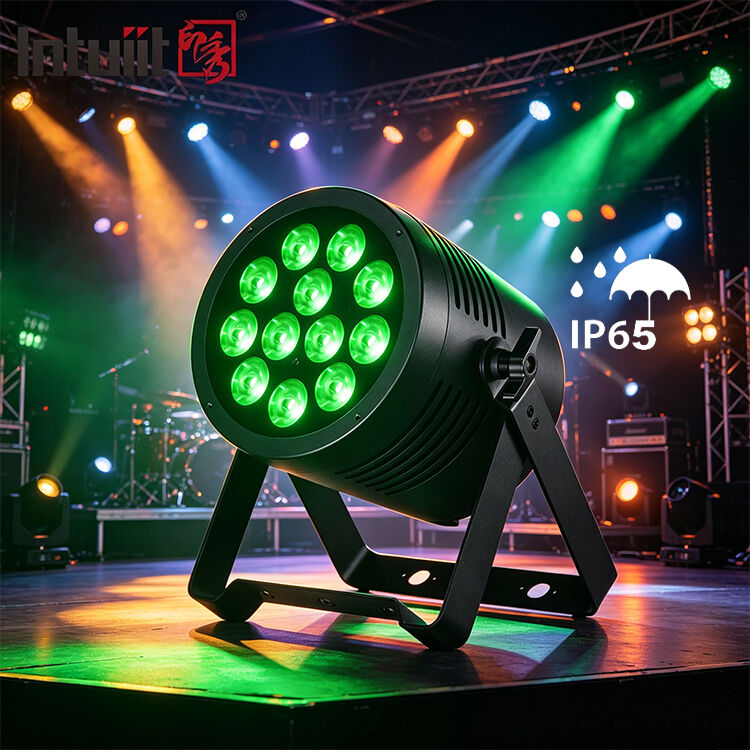 IP65 esterno impermeabile 12x20W RGBWA UV 6 in 1 LED Par Light Professionale DMX DJ Stage Lighting Wash Uplight per Disco Wedding Show