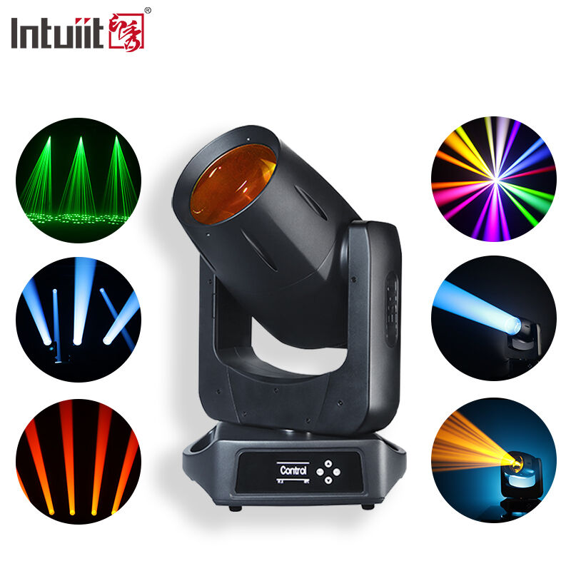 2025 Pro IP66 100W Laser Moving Head Light Outdoor Impermeabile Fascio di luce da palco DMX DJ Apparecchi di illuminazione
