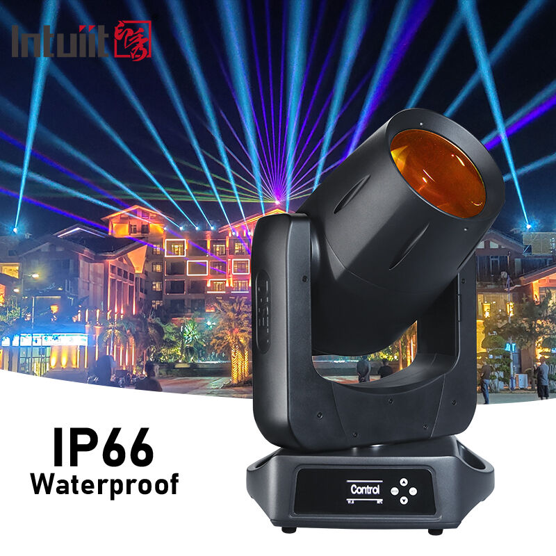 IP66 impermeabile 100W CMY Laser Moving Head Light Ultra Narrow 0,8 Gradi angolo di fascio illuminazione per palcoscenico esterno DMX512